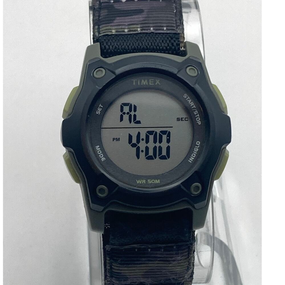 Timex Time Machine TW7C277500 Kids Digital Watch Camo Adjustable Strap WR 50m - Picture 7 of 16
